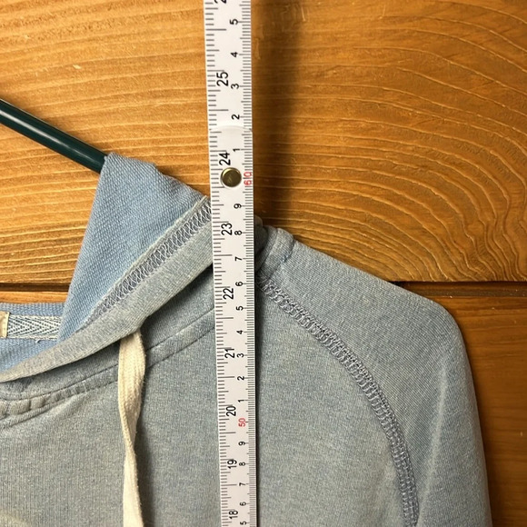 Marine layer men’s Clement hooded jacket M zip up stone blue pockets summer soft - Picture 4 of 10